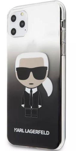 KARL LAGERFELD Gradient Hard Handyhülle iPhone 11 Pro schwarz - Bild 1 von 6