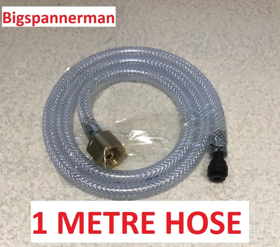 Mig welder gas pipe adaptor connector to large regulator - 3/8 BSP to 4mm tube