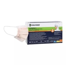 Box of 40 Halyard FLUIDSHIELD LEVEL 3 Fog-Free Procedure Mask   ORANGE 28797