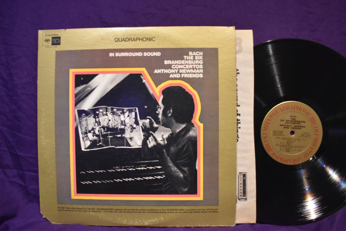 Bach The Six Brandenburg Concertos Anthony Newman & Friends DBL QUAD LP Bach The Six Brandenburg Concertos Anthony Newman & Friends DBL QUAD LP