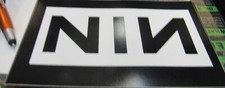 NINE INCH NAILS STICKER COLLECTIBLE RARE VINTAGE 2000'S METAL WINDOW DECAL NI N