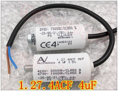 NUOVO ARCOTRONICS 1.27.6CAA Mkp 10Uf 420V 470V Ac Condensatore Avviamento Motore EUR 16,81 - IT - Foto 4