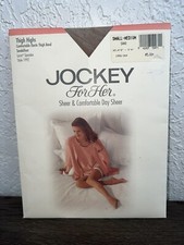 Jockey For Her Sheer Thigh Highs NEW OLD STOCK S/M Sand Color 1992 J 