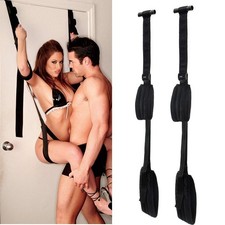 Sex-Door-Hanging-Swing-Fetish-Erotic-Bandage-Couples-Love-Game-Chairs-Black-toys