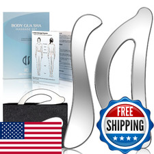 Rena Chris Muscle Scraper Tool Set - Gua Sha For Physical Tissue Massage