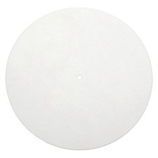 Record Player Mat 12 Inch Turntable Mat 3mm Felt Turntable Pad White