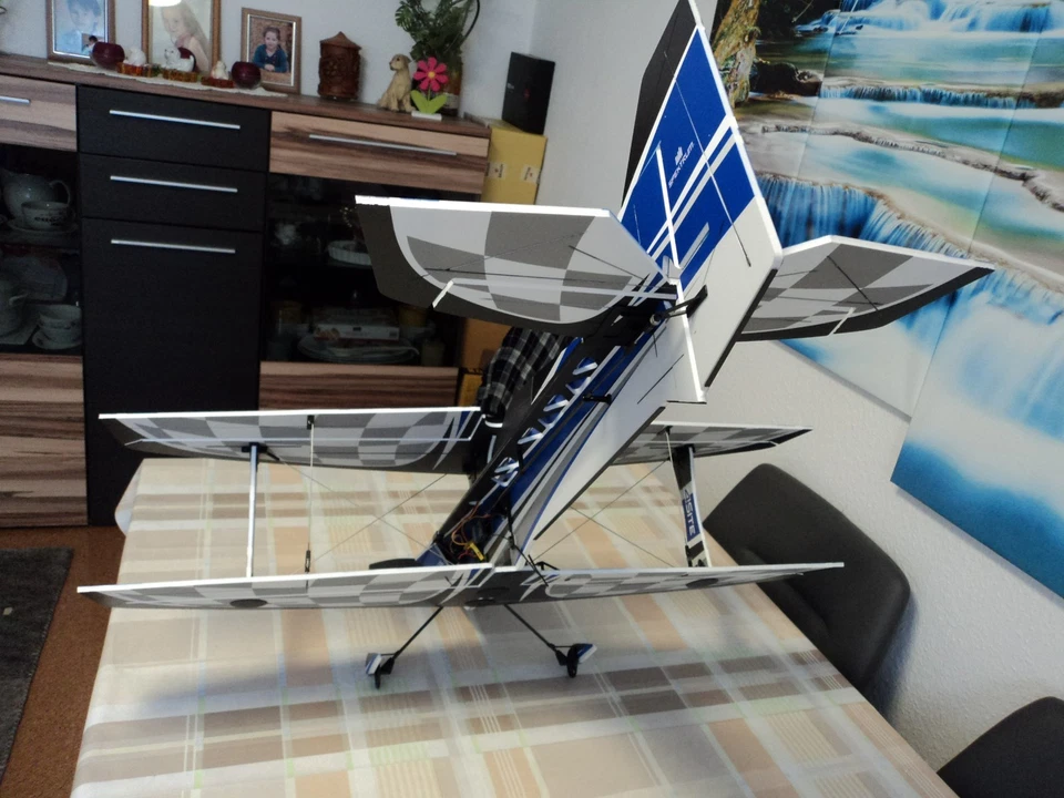 E-flite Flat Foamy 4-Site 3D FF 800mm RC Airplane BNF Smart Telemetry - Image 4 of 4