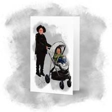 ‘The Dynamic Duo’ Greeting Note Cards - Print of Original Art - Set of 5