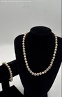 Nolan Miller Faux Pearl Rhinestone Necklace & Bracelet Set — photo 1