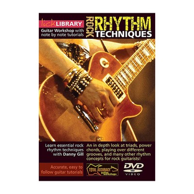 Rock Rhythm Techniques Lick Library Series DVD Performed by Danny Gill
