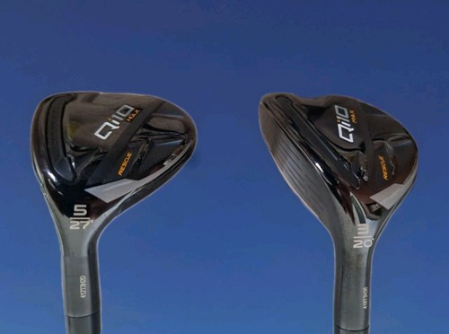 Set Of (2) TaylorMade Qi10 Max 3w & 5w Speeder Fujikura NX 50-A  Lefthanded 