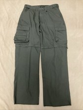 Boy Scouts Of America Ladies 12 Pants Uniform Zip Offs Green Cargo