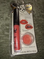 Tattoo Junkee Lip Paint Kit, Color Outcast Discontinued  Brand New 