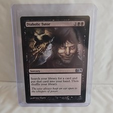 Magic: The Gathering Diabolic Tutor Sorcery Core Set 2014 Black Regular
