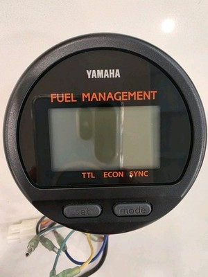 Yamaha Digital Fuel Management Round Gauge Used (Like New 13 Hours)