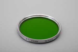 Filtre Nikon 52mm X1 Green – Occasion, Bon état, Filtre Effet Couleur Unie