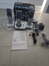 Panasonic KX-TG6823 Trio DECT, Schnurloses Telefon, Anrufbeantworter Silber Ovp