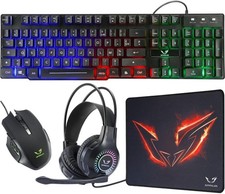 Pack Gamer 4-en-1 We Gamium RGB – Clavier Anti-Ghosting, Souris 3200 DPI, Casque