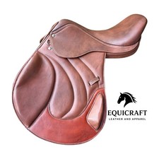 Leather Close Contact Horse Saddle  English Riding Jumping Saddle