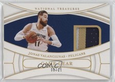 2021-22 Panini National Treasures Game Gear Prime 6/25 Jonas Valanciunas 1m1f