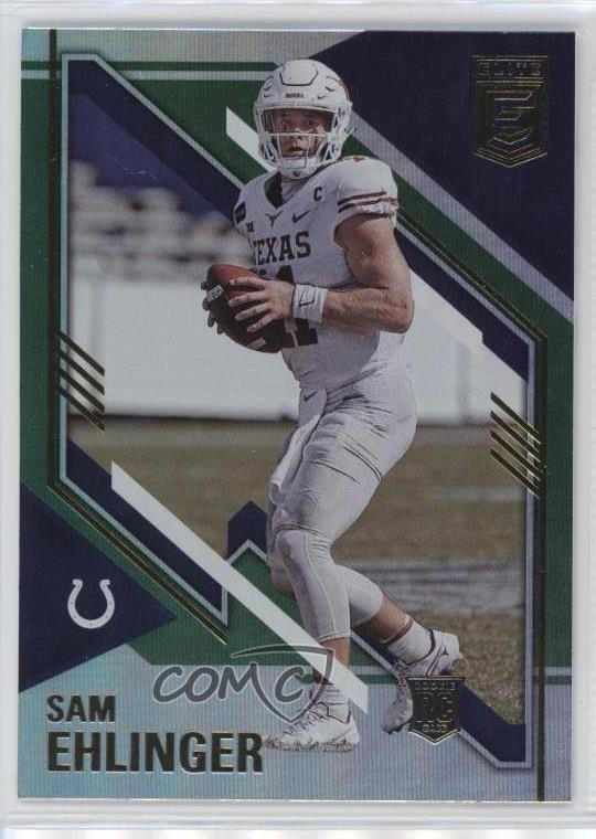 2021 Panini Donruss Elite Rookies Green Sam Ehlinger #170 Rookie RC 07rd