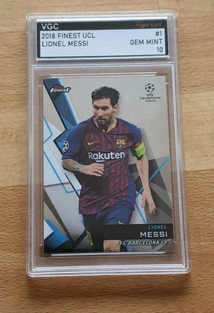 2018-19 Topps - Lionel Messi - 10er Grading VGC - FC Barcelona #1 - Finest UCL