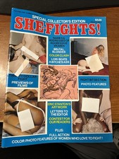 She Fights #3 Vintage Magazine Combat Domination Wrestling Erotica