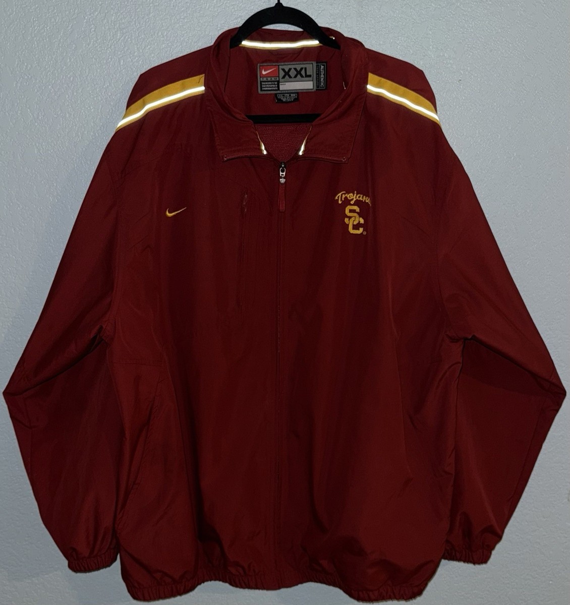 Vintage Nike USC TROJANS Authentic Team Apparel Full Zip Jacket