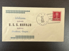 USS Navajo (AT-64) 1940 Naval LINTO Cachet No 121-A Cover 18 of 34 Covers 6C212
