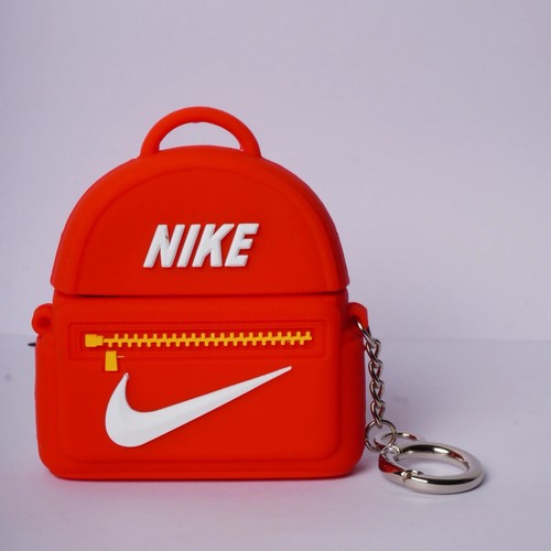 Red Nike Backpack AirPods Pro Case & Black Nike For AirPods 1&2 - Picture 3 of 4