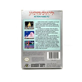 Jackie Chan's Action Kung Fu Nintendo NES COMPLET USA REV-A CIB RARE