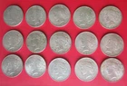Lot of 15 Liberty Peace One Dollar Silver Coins 1922 & 1923 No Reserve Auction