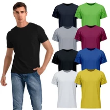Crew Neck Short Sleeve Heavy Cotton | Super Heavy Weight T-Shirts | Pack of 1