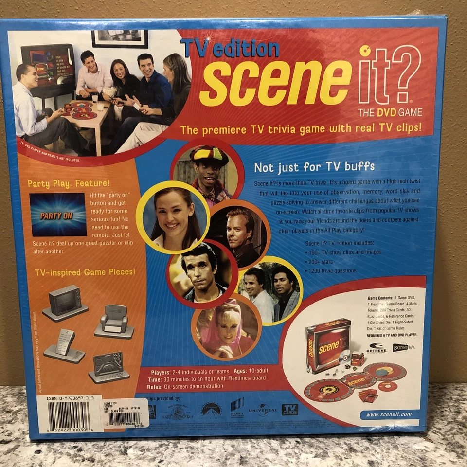 Scene It Edición TV Juego de Televisión DVD Juego de Trivia. Nuevo Foto 4 de 4