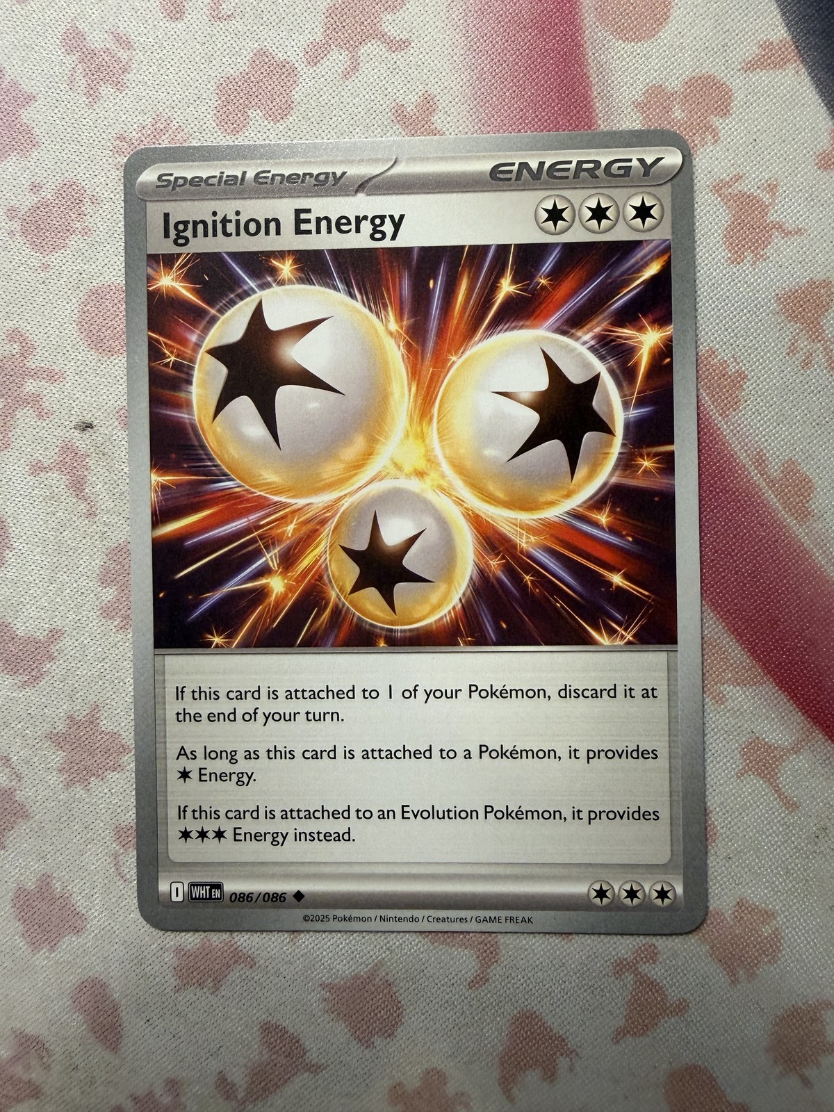 Ignition Energy Uncommon SV: White Flare 086/086 NM English Pokemon Card