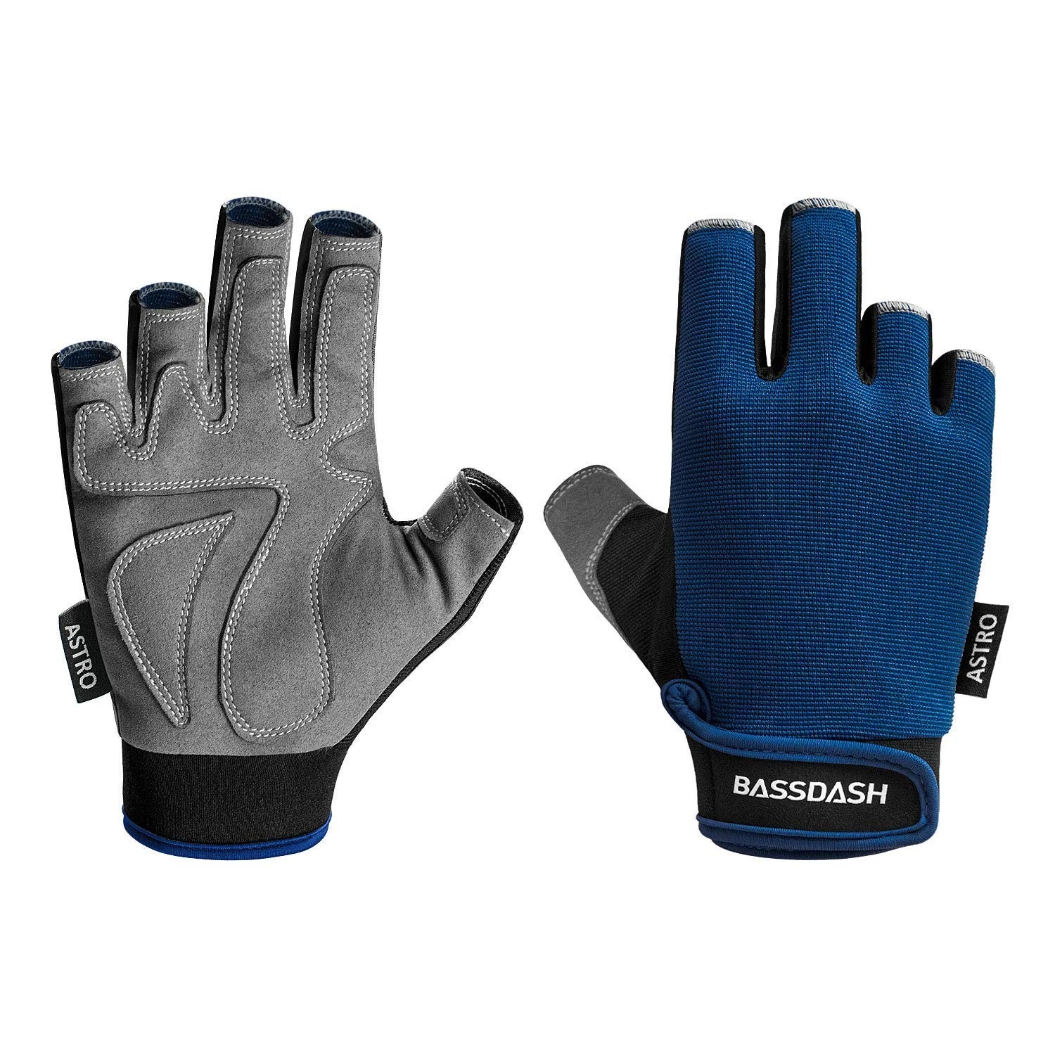 Astro Fishing Gloves Men’s ’s Fingerless Gloves for Game Fishing Kayaking Pad...