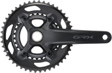 Shimano GRX FC-RX610-2 Crankset - 170mm, 12-Speed, 46/30t, 110/80 BCD,