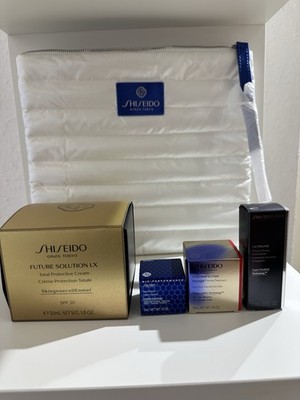 Shiseido Paket - Future Solution LX Total Protective Cream 50ml +Proben+Tasche