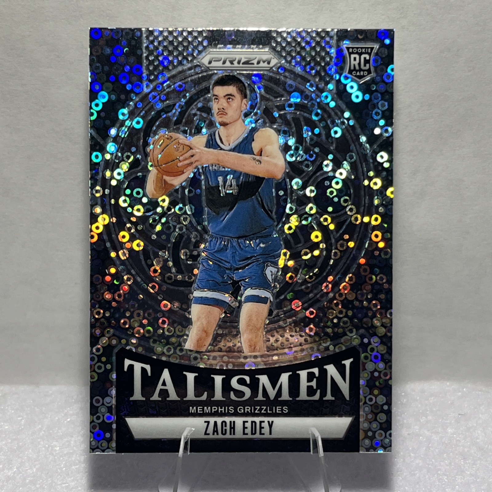 2024-25 Panini Prizm - Talismen Zach Edey #21 Fast Break Prizm (RC)