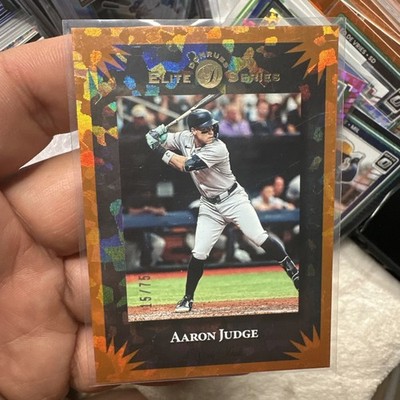 2025 Panini Donruss Aaron Judge Elite Series orange Foil Baseball