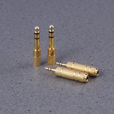 4 Pcs 1/4 Inch 3.5mm Adapter Stereo Audio Adapter Jack Headphone Jack