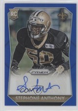 2015 Panini Prizm Rookie Signatures Blue 24/199 Stephone Anthony #RS-SA Auto 1k5