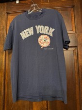 Logo 7 Inc New York Yankees Baseball MLB Shirt Sz Med Single Stitch Made in USA