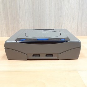 Sega Saturn console with 2 controllers, 6 games & memory Japan Gray tested