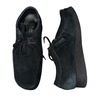 Clarks Originals Wallabee Herren Größe UK 8,5 EU 42,5 Wildleder Leder Retro Gummi.