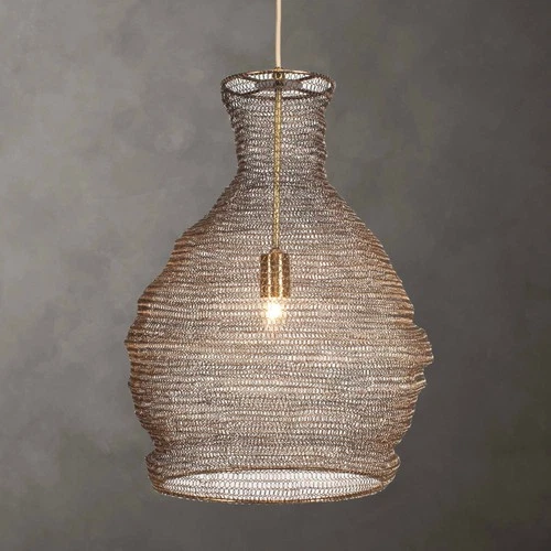 Uttermost Murmur Woven Brass 1 Light Pendant - N/A - Picture 2 of 10