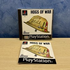 Hogs of War UKV PAL ENG Sony PlayStation 1 PS1 CIB Completo Originale