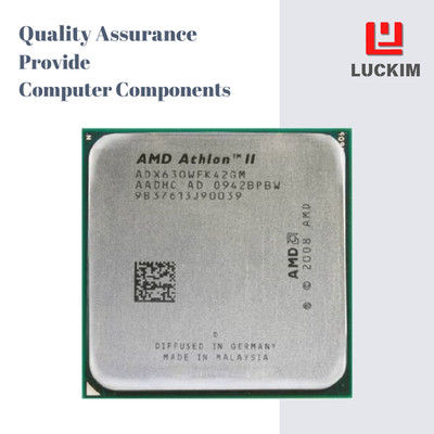AMD Athlon II X4 630 CPU - Socket AM3 4 Cores 4 Threads 2.8GHz 4MB L2 Cache 95W.