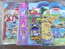 You get 4 - Melissa Doug Puffy Sticker Play Sets hS
