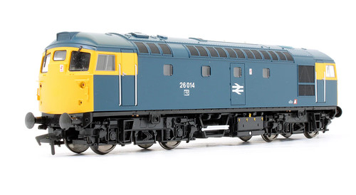 Heljan gebrauchte Diesellokomotive Baureihe 26014 BR blau mit vollen gelben Enden | Condition: Used